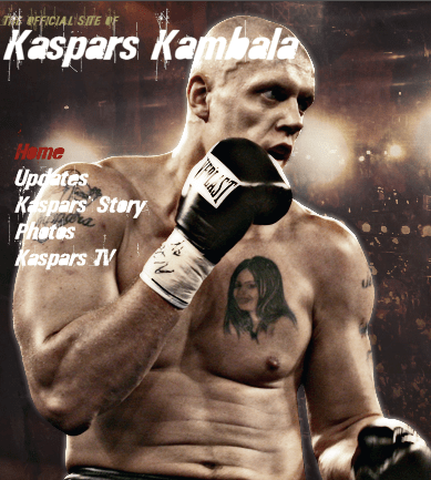 Der Header von Kambalas Webseite. Klick zur Homepage.