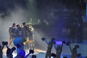 ALBA Teamhuddle. Photo: Christina Gerts